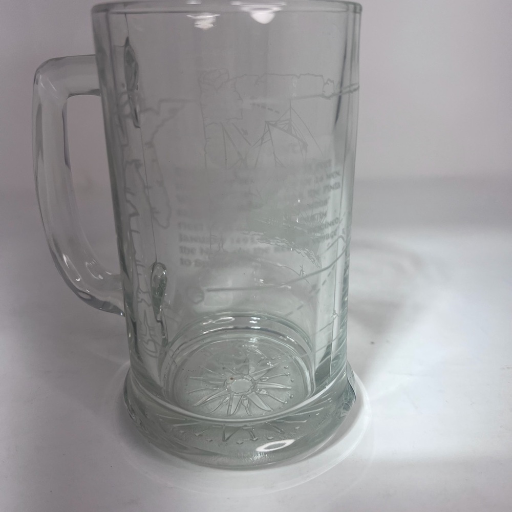 Vintage Long John Silvers Beer Mug With "The Pinta Ship" Etching